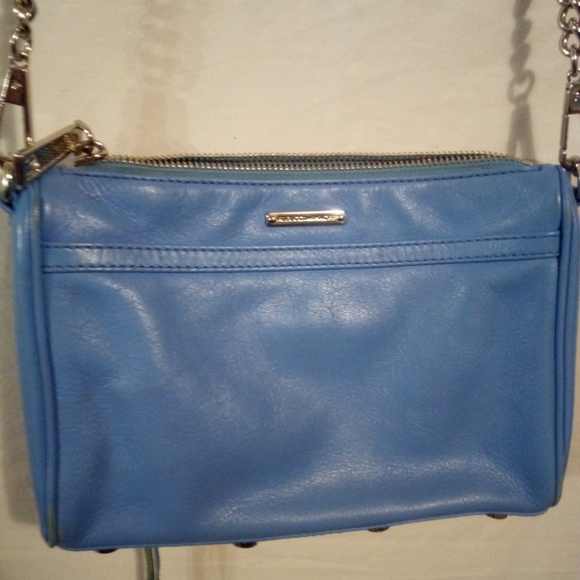 Rebecca Minkoff Baby Blue Periwinkle Avery Crossbody Bag - Picture 4 of 16